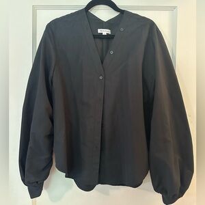 Women's Black button-up blouse